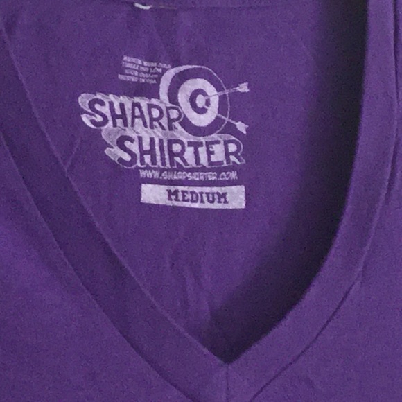 Bloodsport Blondie Unicorn 🦄 Deep V-neck T - Picture 3 of 3